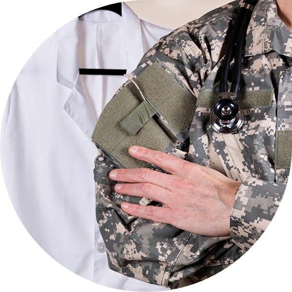 military doctor in uniform